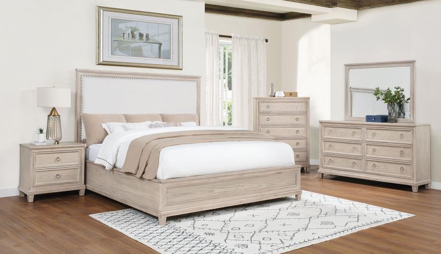 (image for) Pembroke 5-piece California King Bedroom Set Washed Oak
