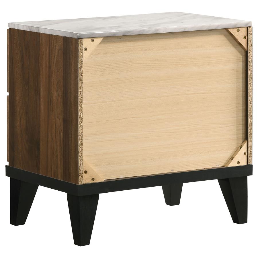 (image for) Mays 2-drawer Nightstand Walnut