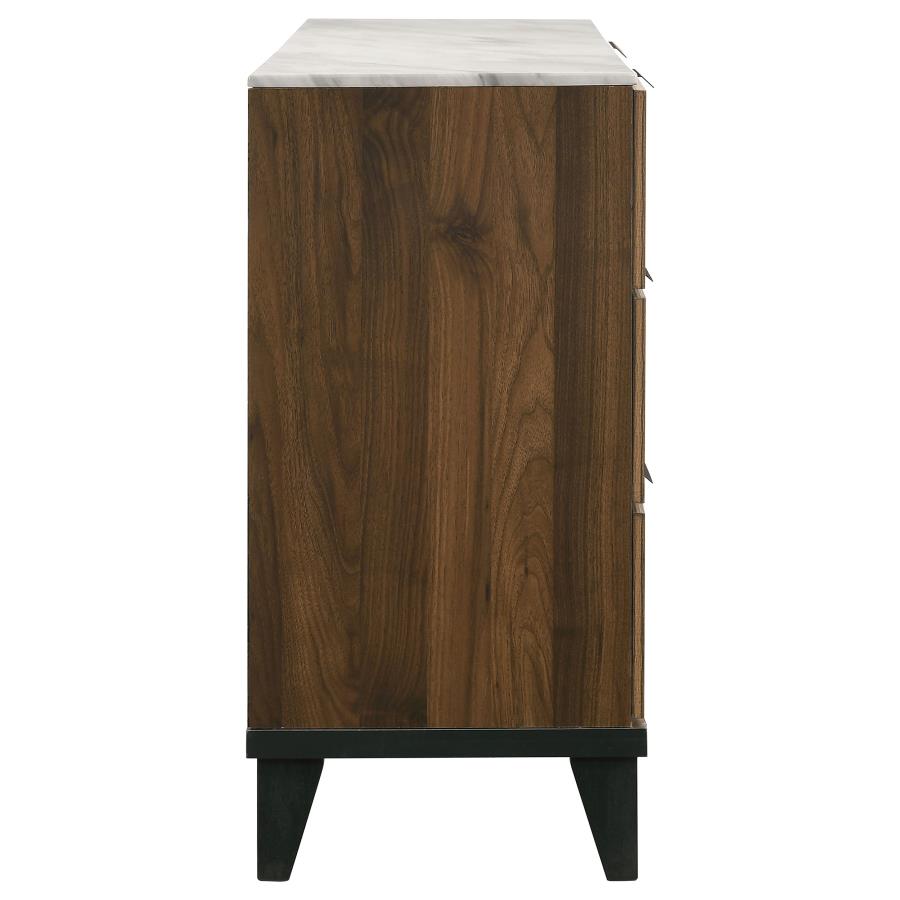 (image for) Mays 6-drawer Dresser Walnut