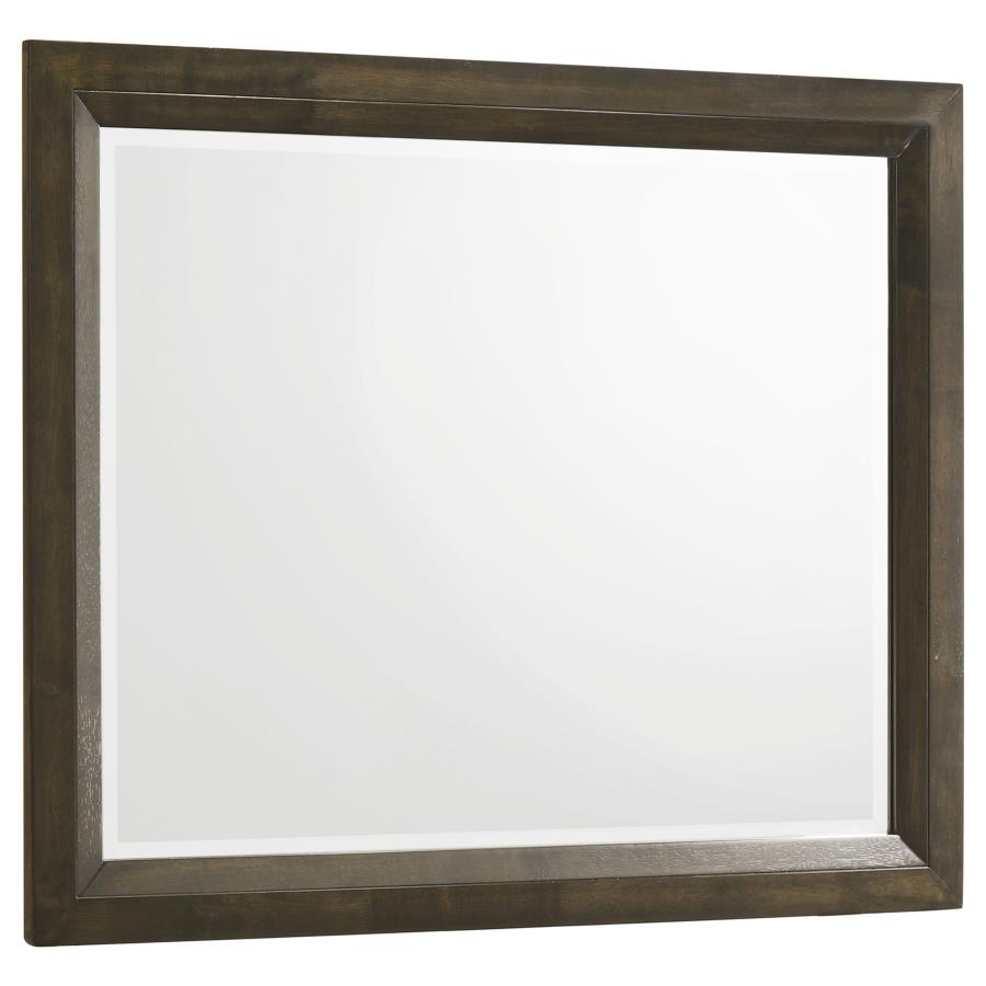 (image for) Atlas Bedroom Dresser Mirror Dark Oak