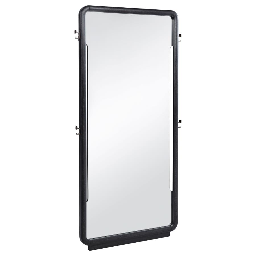 (image for) Leandro 76-inch Full Length Floor Mirror Burnished Black