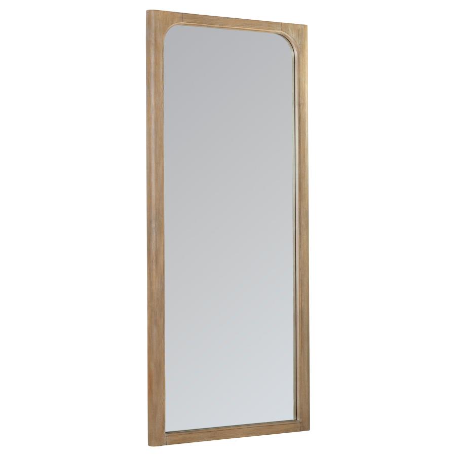 (image for) Solano 80-inch Full Length Floor Mirror Weathered Mango