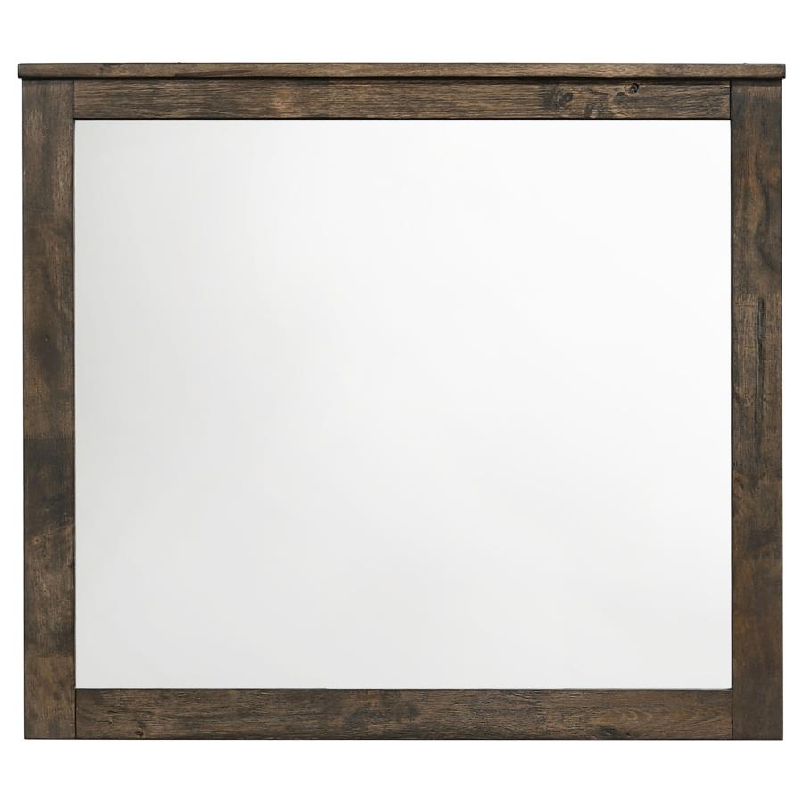 (image for) Woodmont Dresser Mirror Rustic Golden Brown