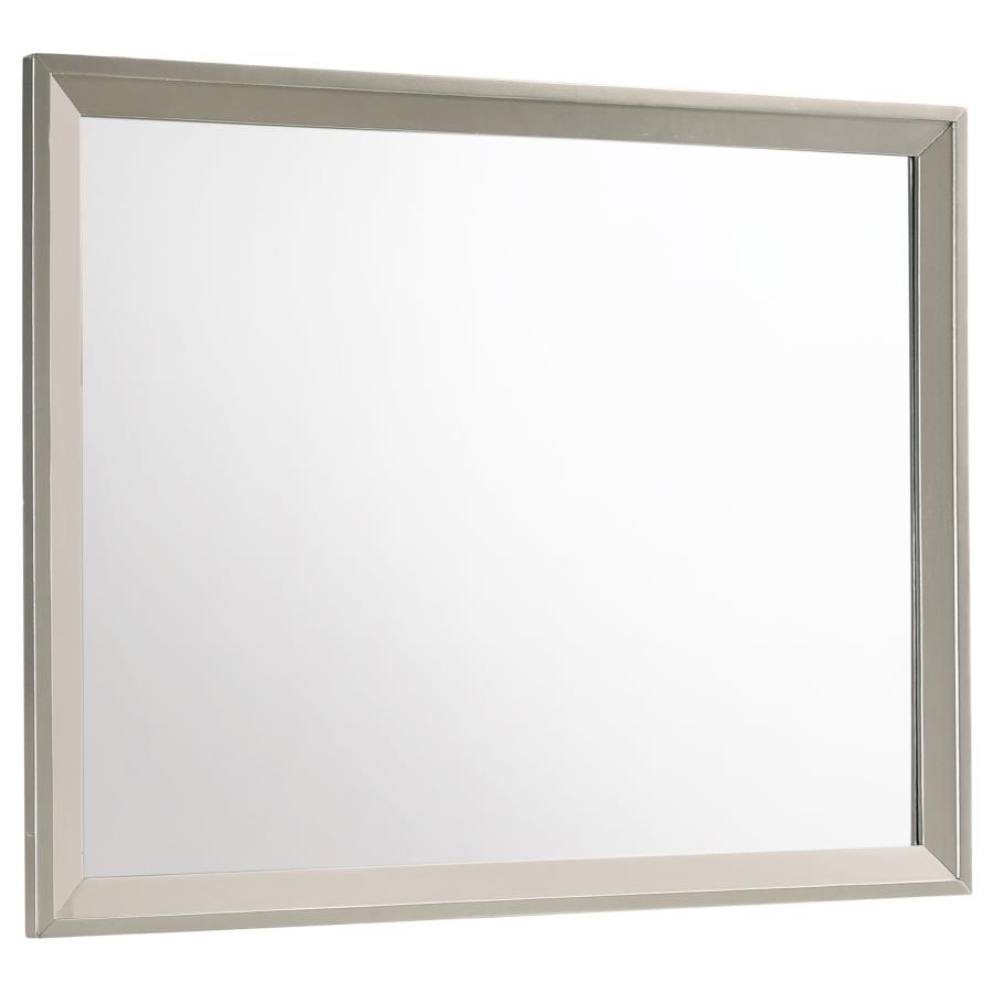 (image for) Ramon Dresser Mirror Metallic Sterling - Click Image to Close