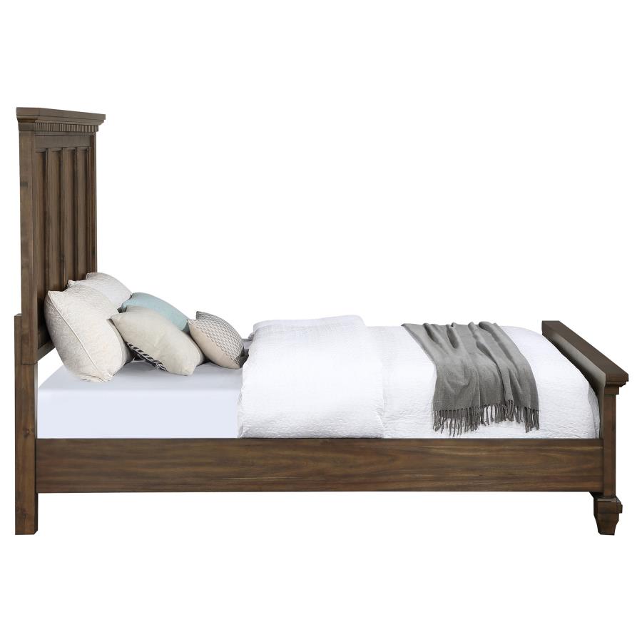 (image for) Bennington Wood Eastern King Panel Bed Acacia Brown