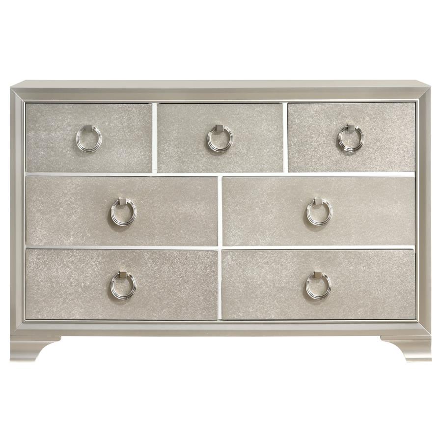 (image for) Salford 7-drawer Dresser Metallic Sterling