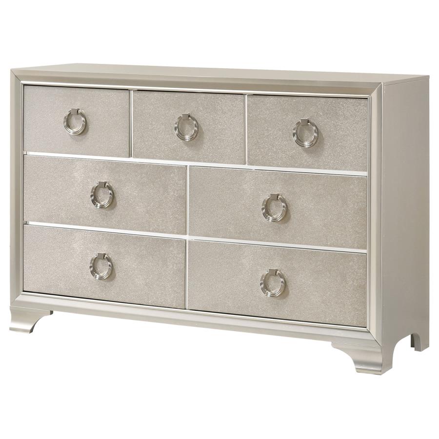 (image for) Salford 7-drawer Dresser Metallic Sterling