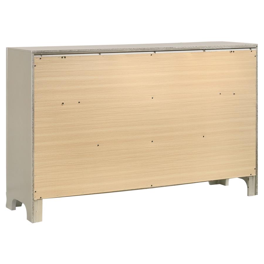 (image for) Salford 7-drawer Dresser Metallic Sterling