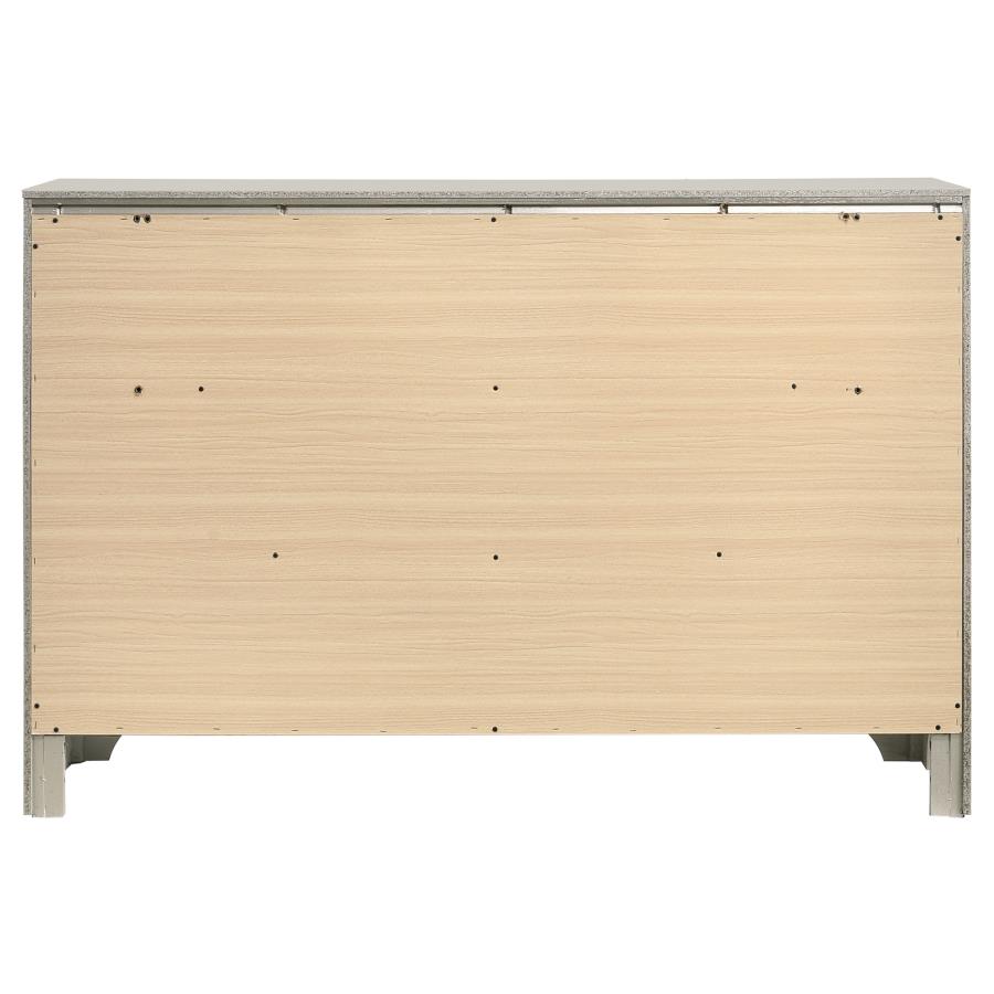 (image for) Salford 7-drawer Dresser Metallic Sterling