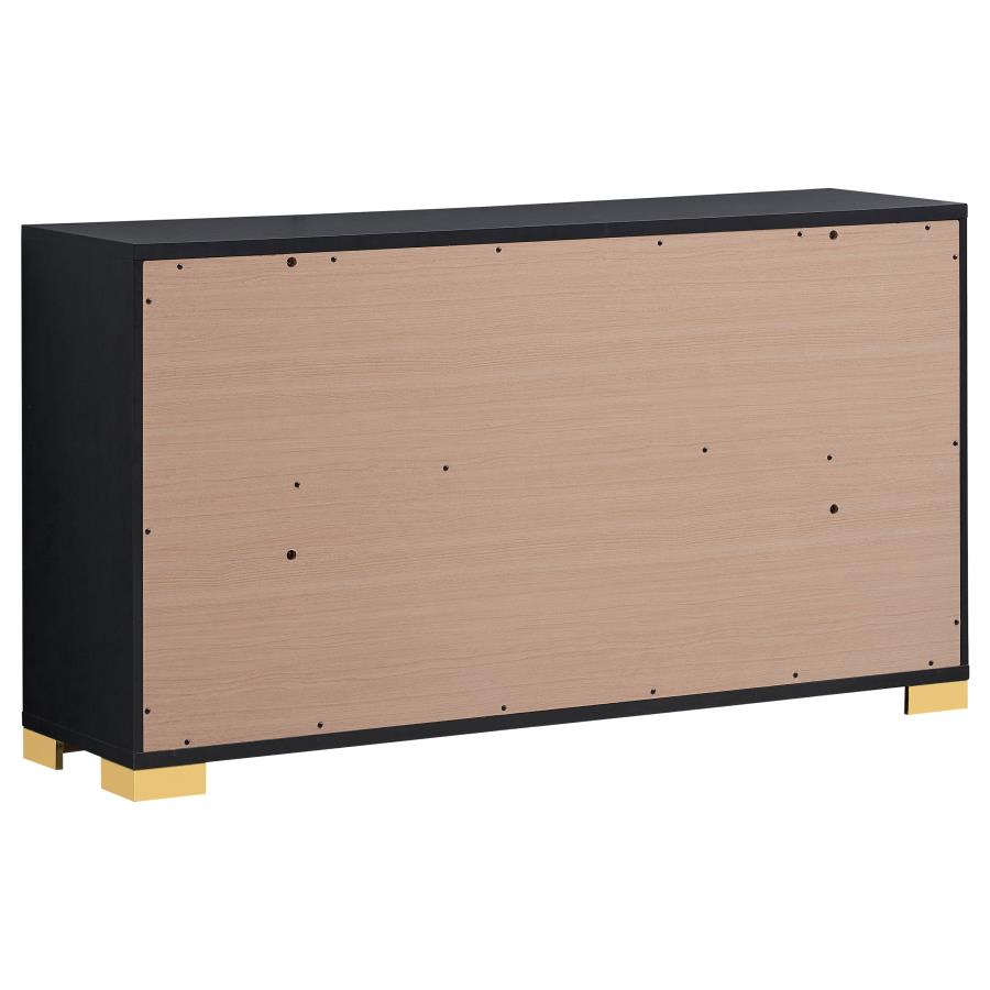 (image for) Marceline 6-drawer Dresser Black