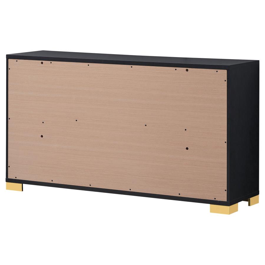 (image for) Marceline 6-drawer Dresser Black