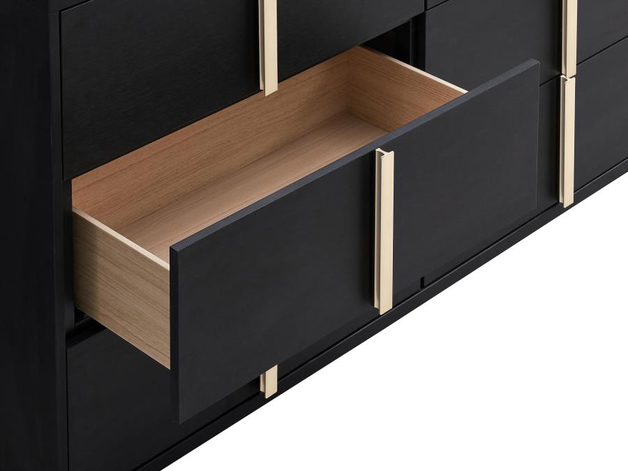 (image for) Marceline 6-drawer Dresser Black