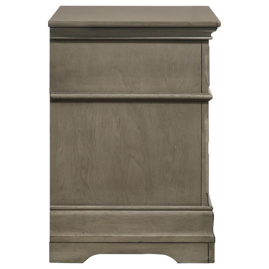 (image for) Manchester 3-drawer Nightstand Wheat Brown