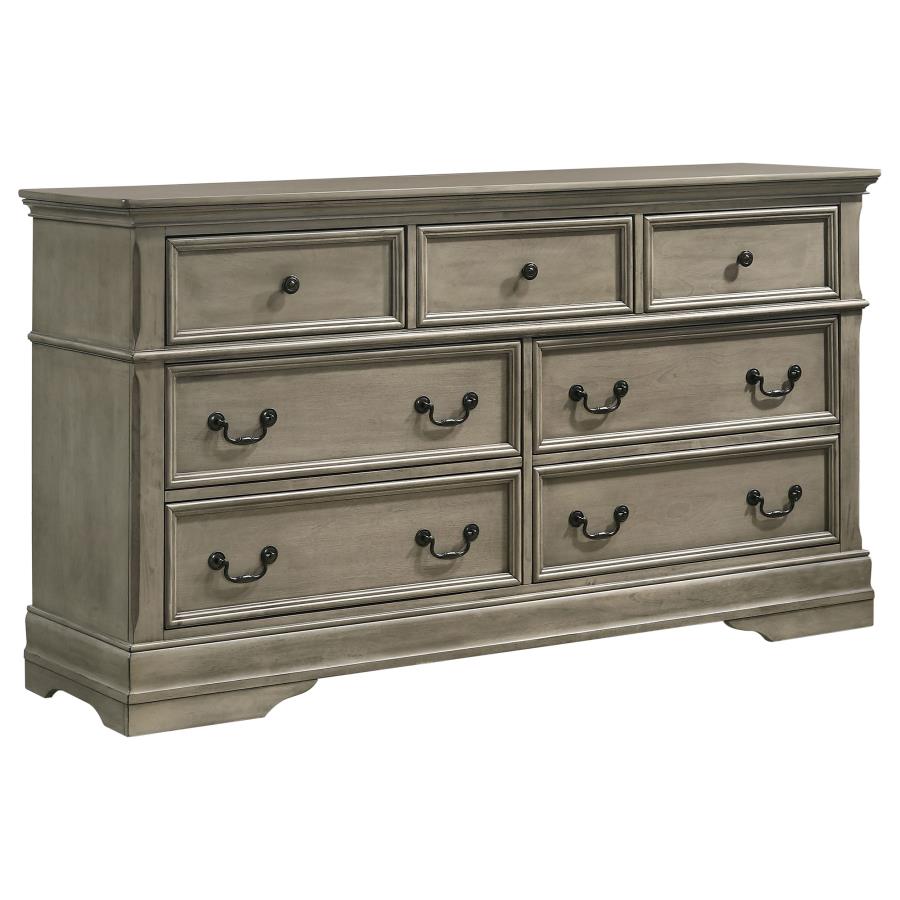 (image for) Manchester 7-drawer Dresser Wheat Brown