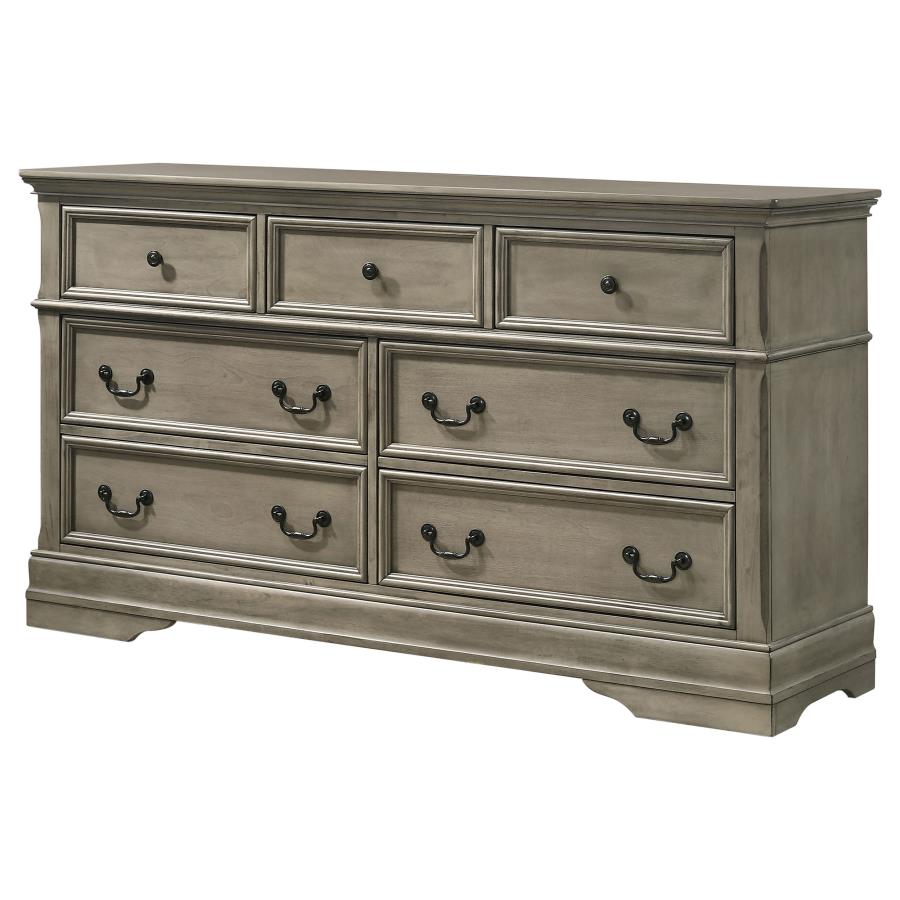 (image for) Manchester 7-drawer Dresser Wheat Brown