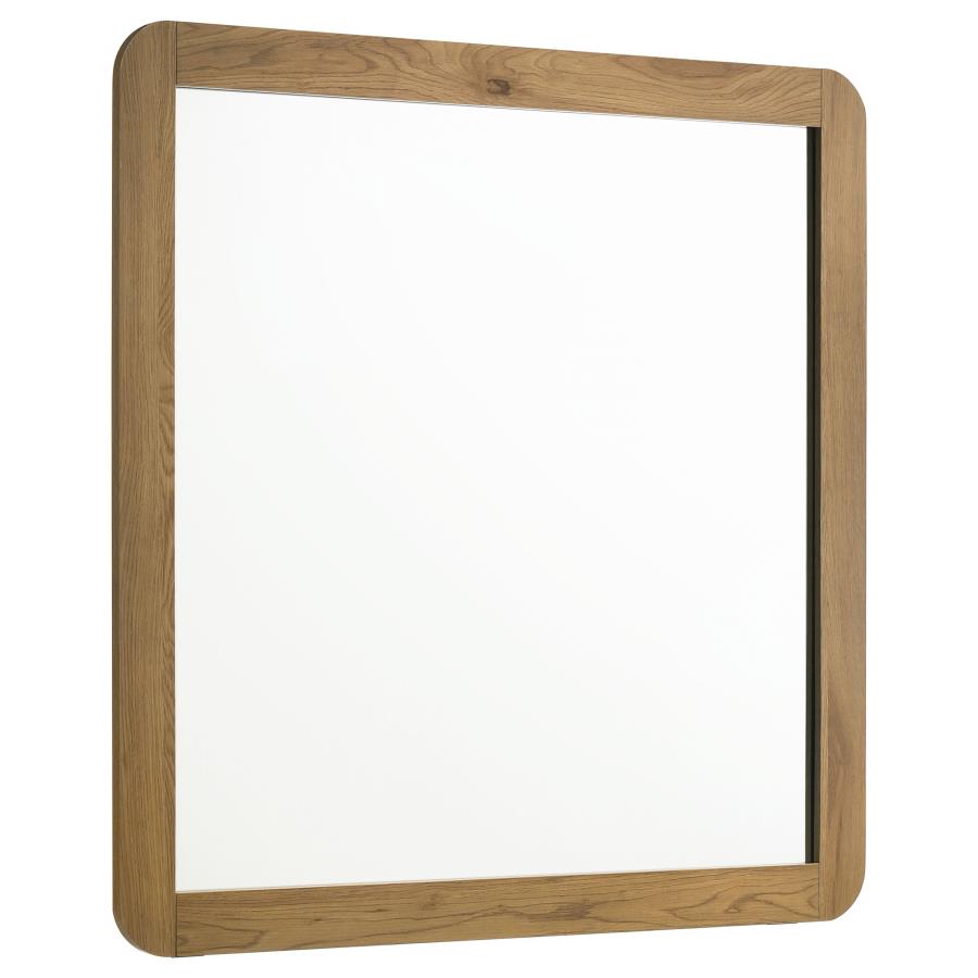 (image for) Bennett Bedroom Dresser Mirror Light Oak
