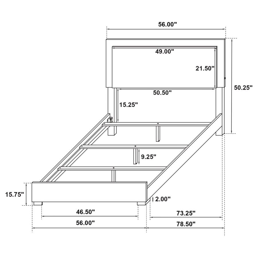 (image for) Marceline 5-piece Full Bedroom Set White