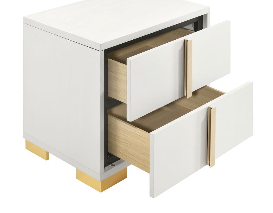 (image for) Marceline 2-drawer Nightstand White