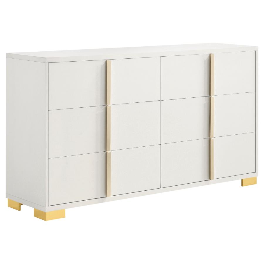 (image for) Marceline 6-drawer Dresser White