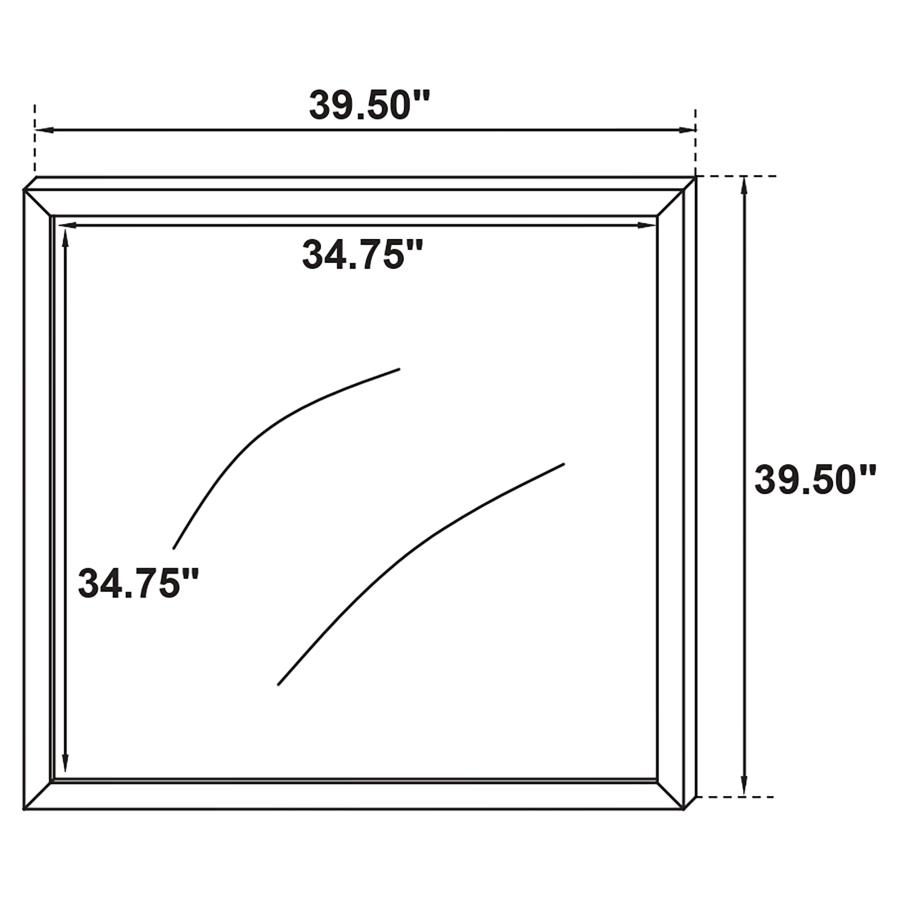 (image for) Marceline Dresser Mirror White