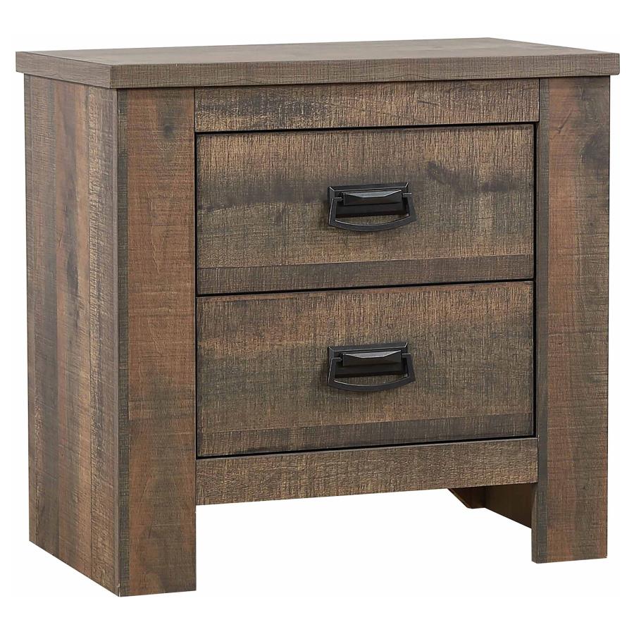 (image for) Frederick 4-piece California King Bedroom Set Weathered Oak