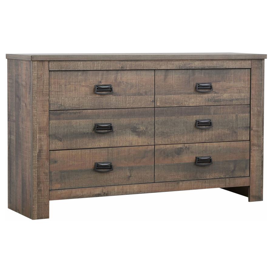 (image for) Frederick 4-piece California King Bedroom Set Weathered Oak