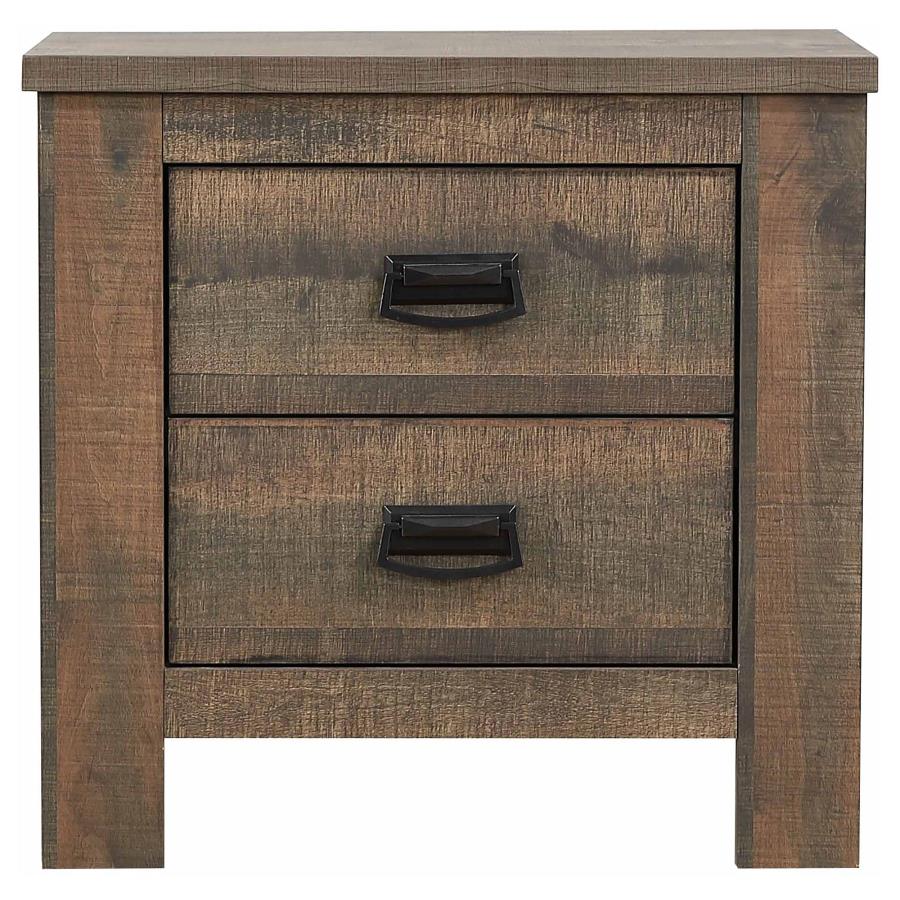 (image for) Frederick 2-drawer Nightstand Weathered Oak