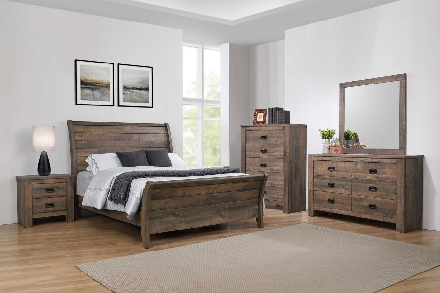 (image for) Frederick 6-drawer Dresser Weathered Oak