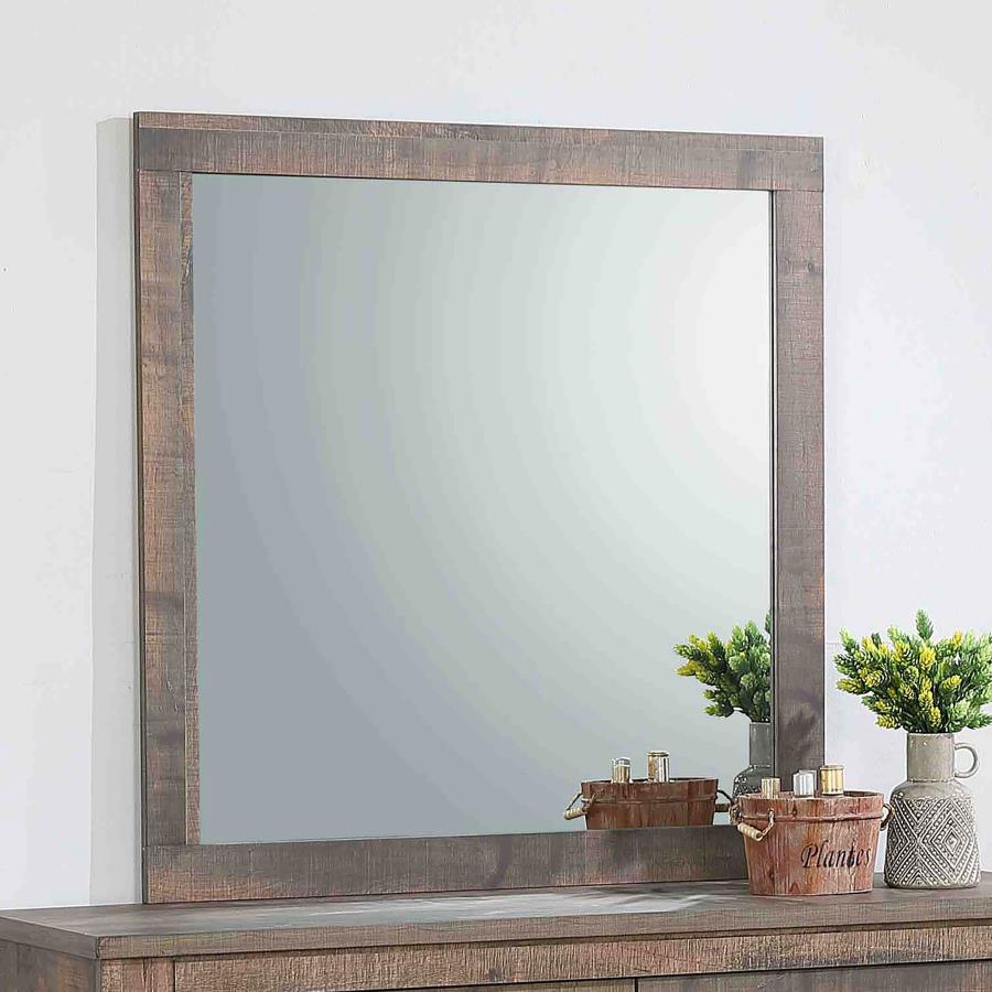 (image for) Frederick Dresser Mirror Weathered Oak