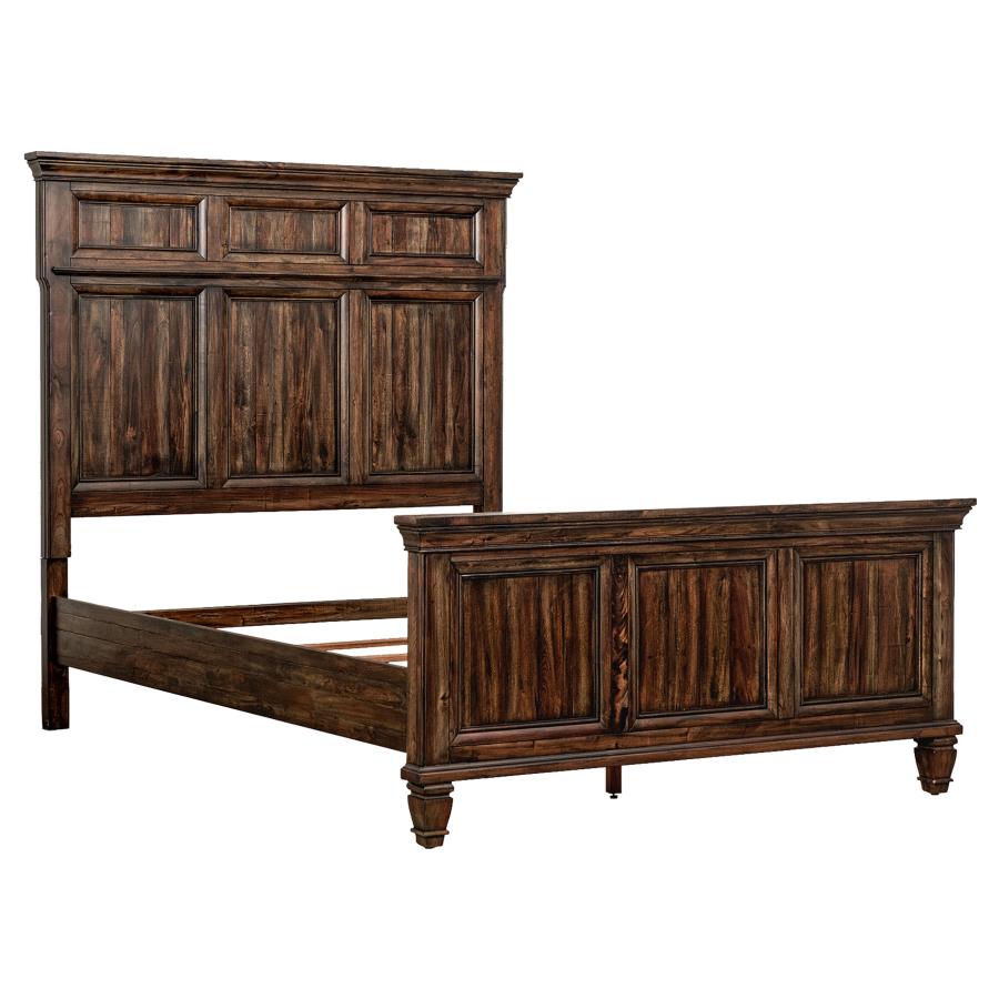 (image for) Avenue 4-piece California King Bedroom Set Weathered Brown