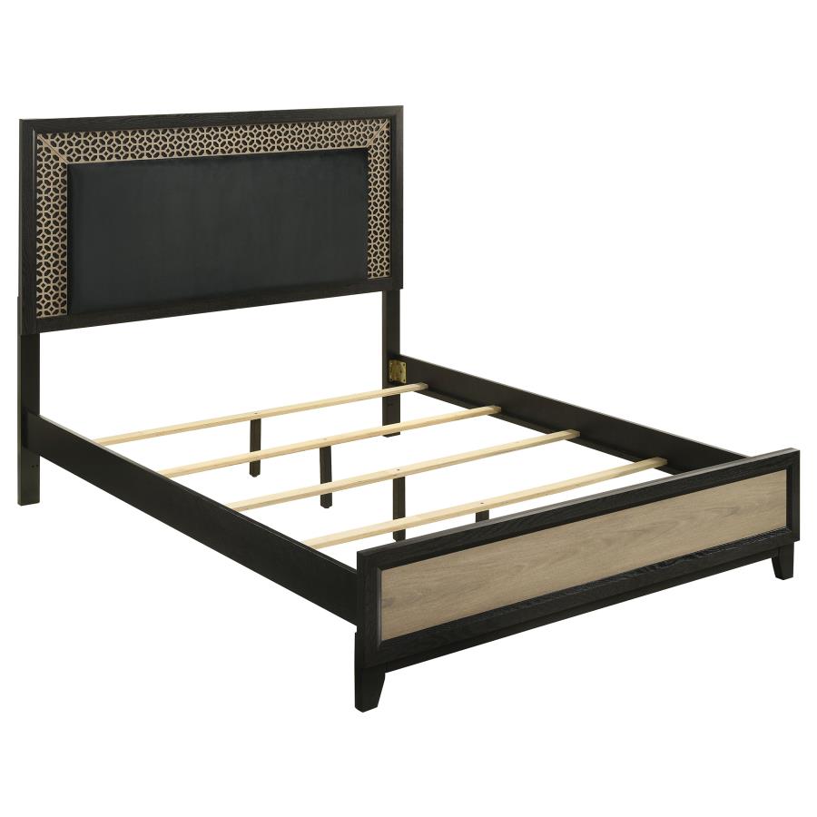 (image for) Valencia 4-piece Eastern King Bedroom Set Black