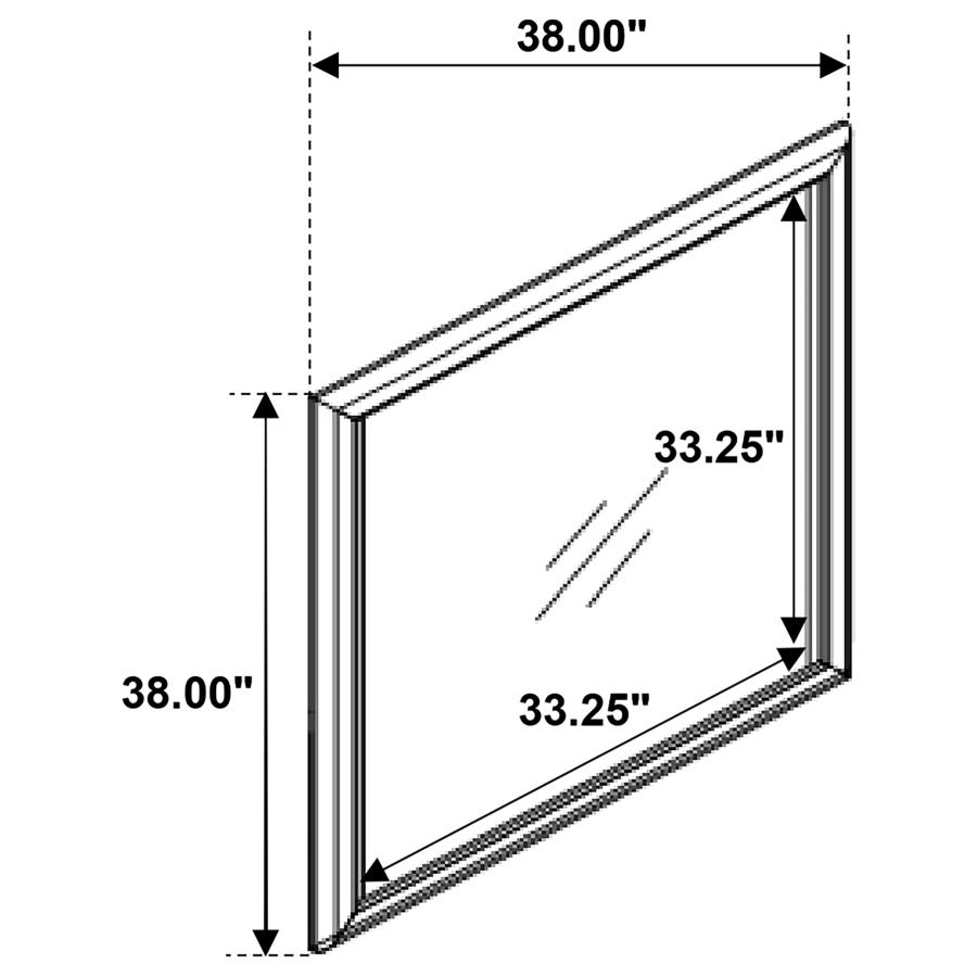 (image for) Emberlyn Dresser Mirror Brown