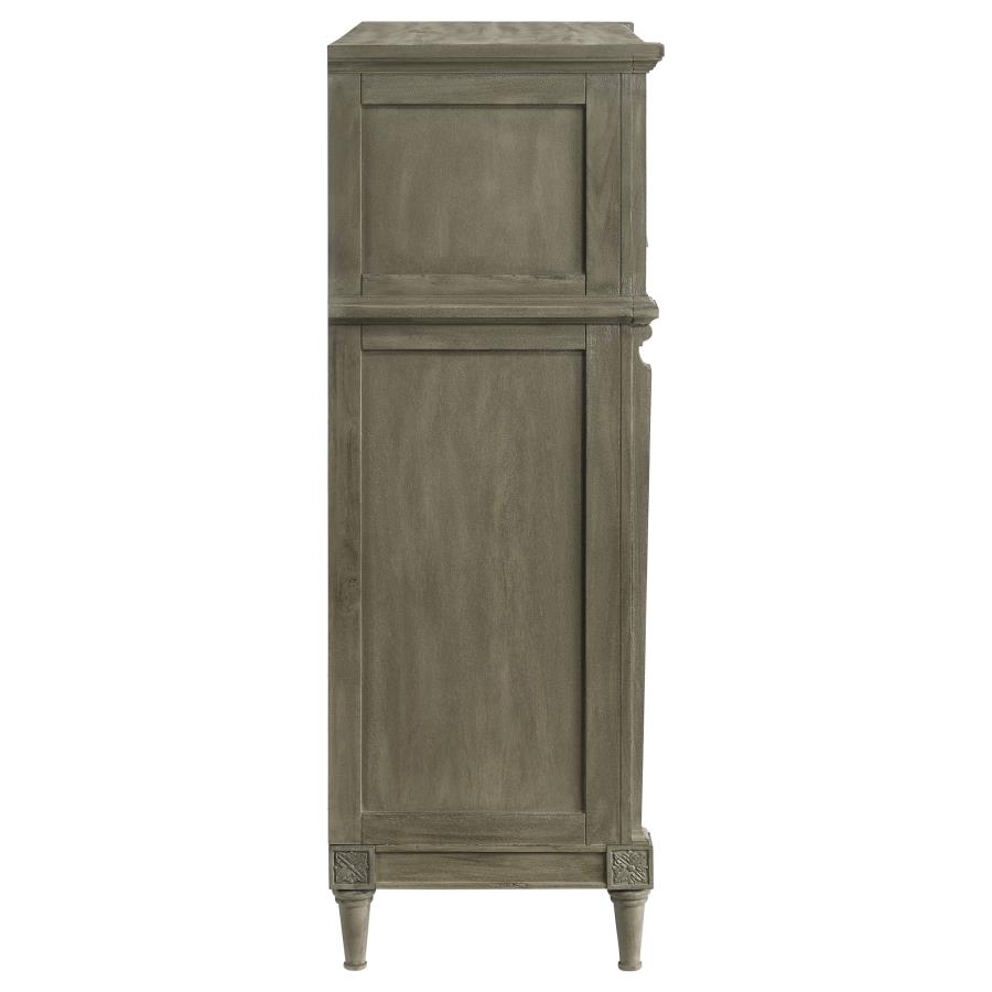 (image for) Alderwood 5-drawer Bedroom Chest French Grey