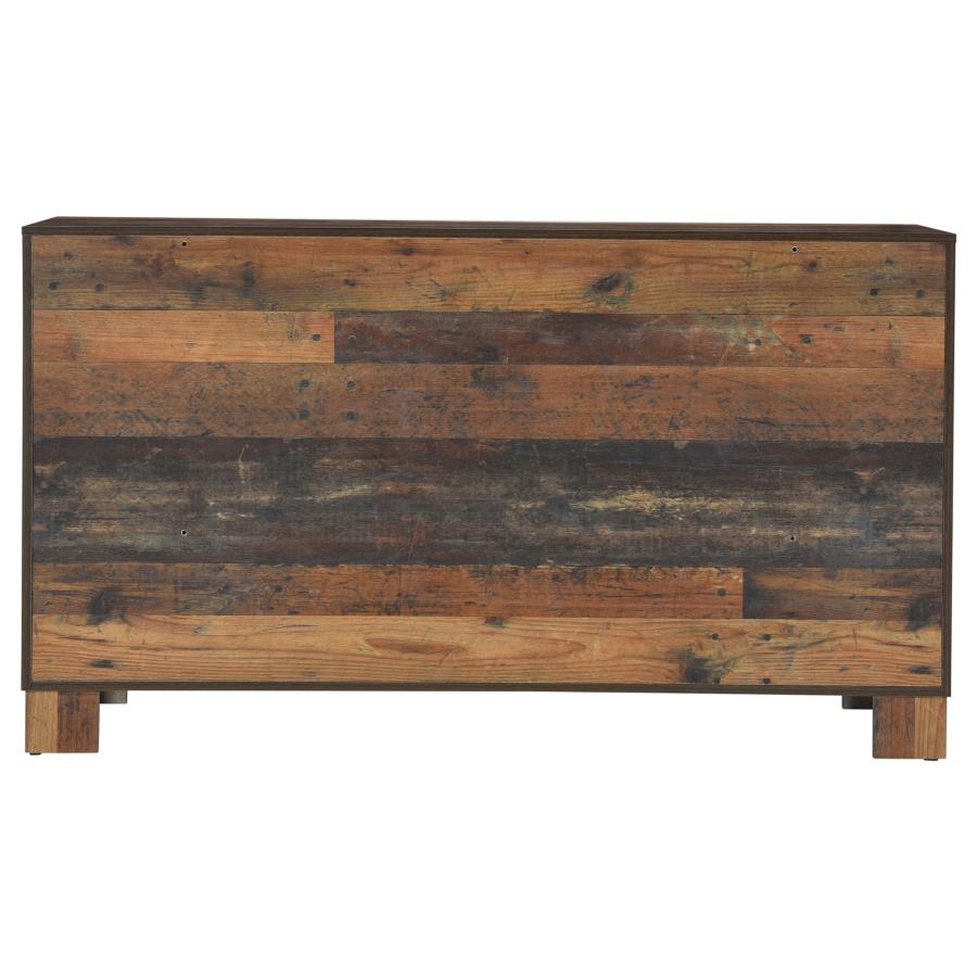 (image for) Sidney 6-drawer Dresser Rustic Pine