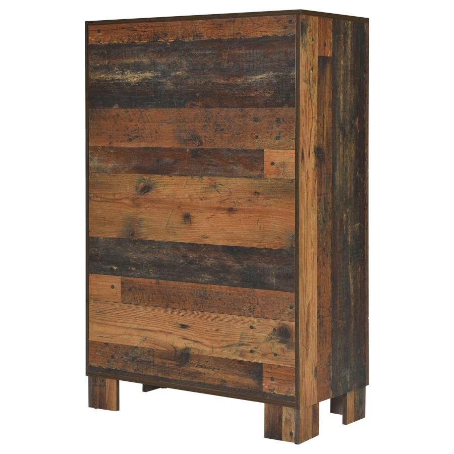 (image for) Sidney 5-drawer Bedroom Chest Rustic Pine