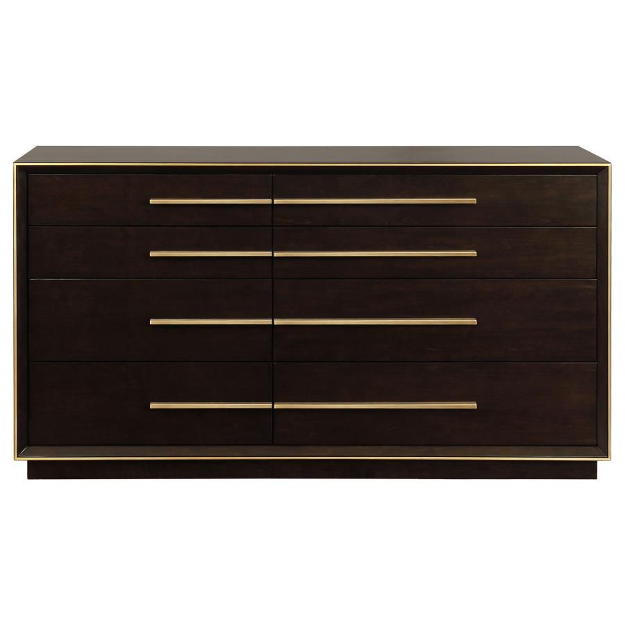 (image for) Durango 8-drawer Dresser Smoked Peppercorn