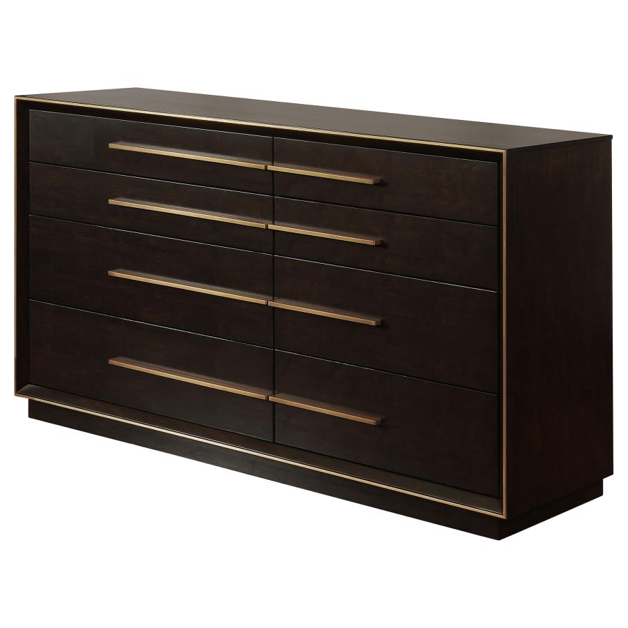 (image for) Durango 8-drawer Dresser Smoked Peppercorn