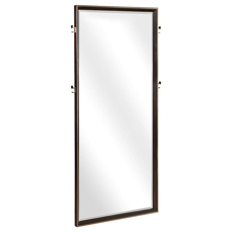 (image for) Durango 80-inch Standing Floor Mirror Smoked Peppercorn