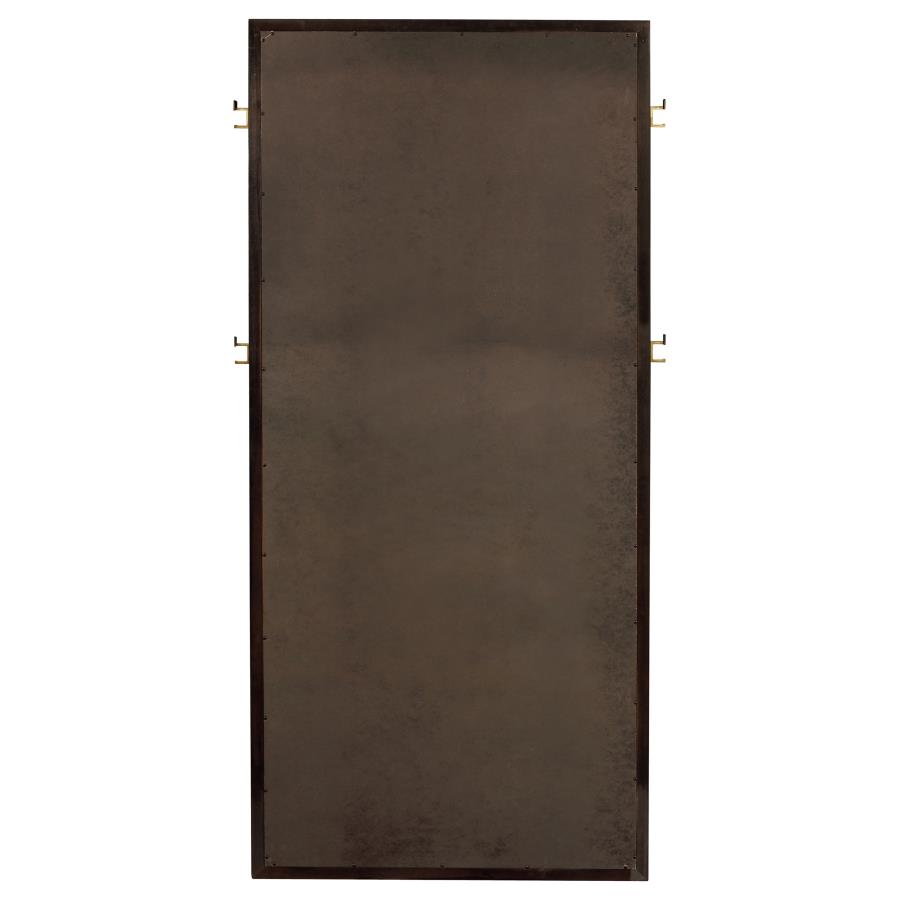 (image for) Durango 80-inch Standing Floor Mirror Smoked Peppercorn