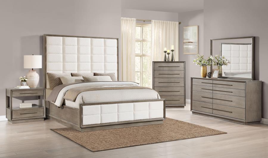 (image for) Durango 5-piece Queen Bedroom Set Washed Oak