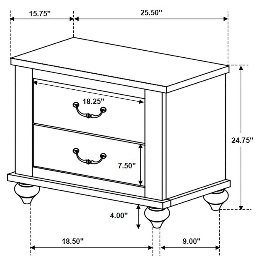 (image for) Stillwood 5-piece Queen Bedroom Set Vintage Linen