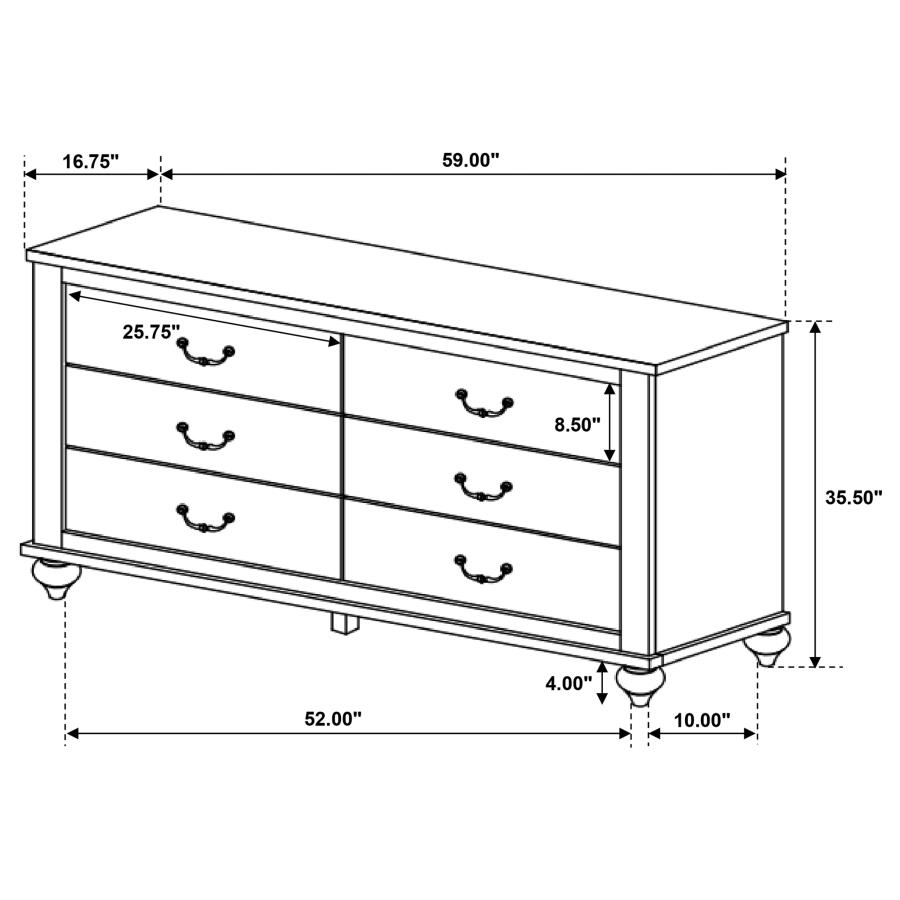 (image for) Stillwood 5-piece Queen Bedroom Set Vintage Linen