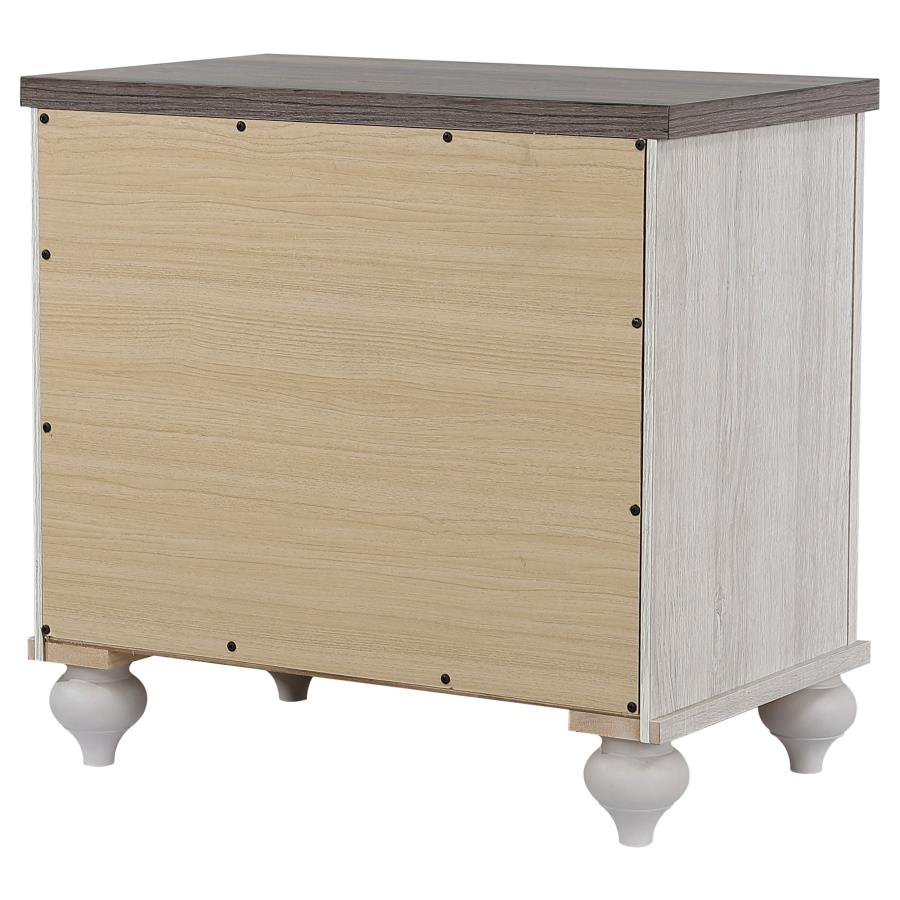 (image for) Stillwood 2-drawer Nightstand Vintage Linen