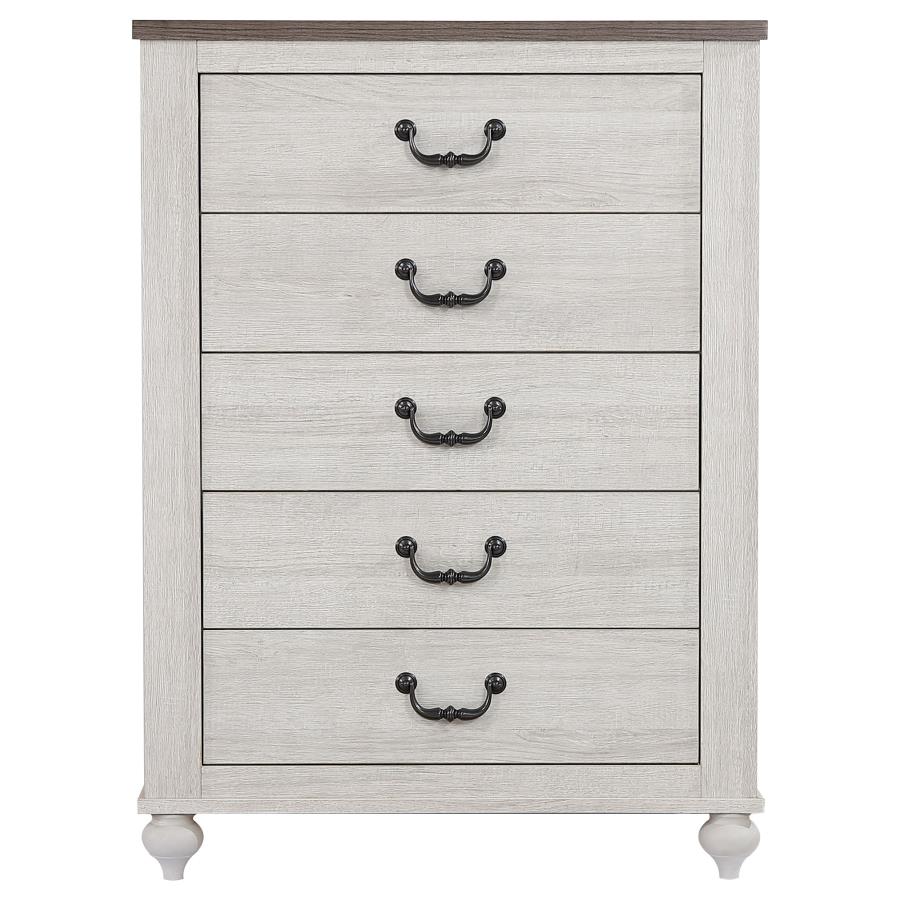 (image for) Stillwood 5-drawer Bedroom Chest Vintage Linen