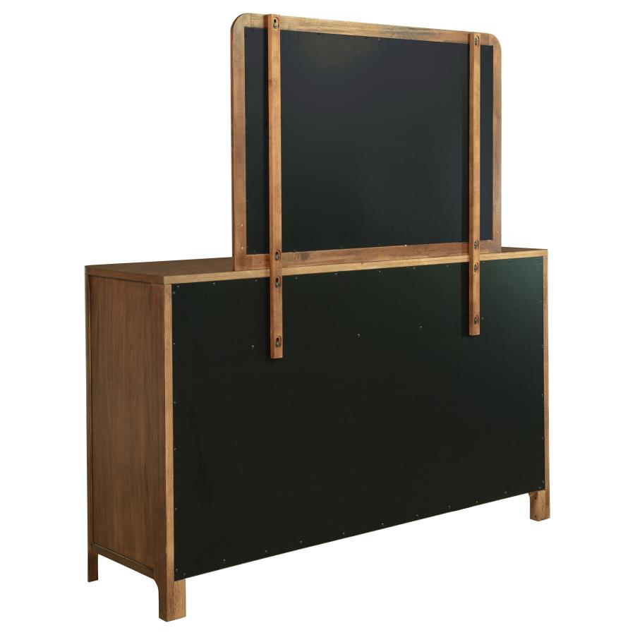 (image for) Maderia 8-drawer Dresser and Mirror Walnut