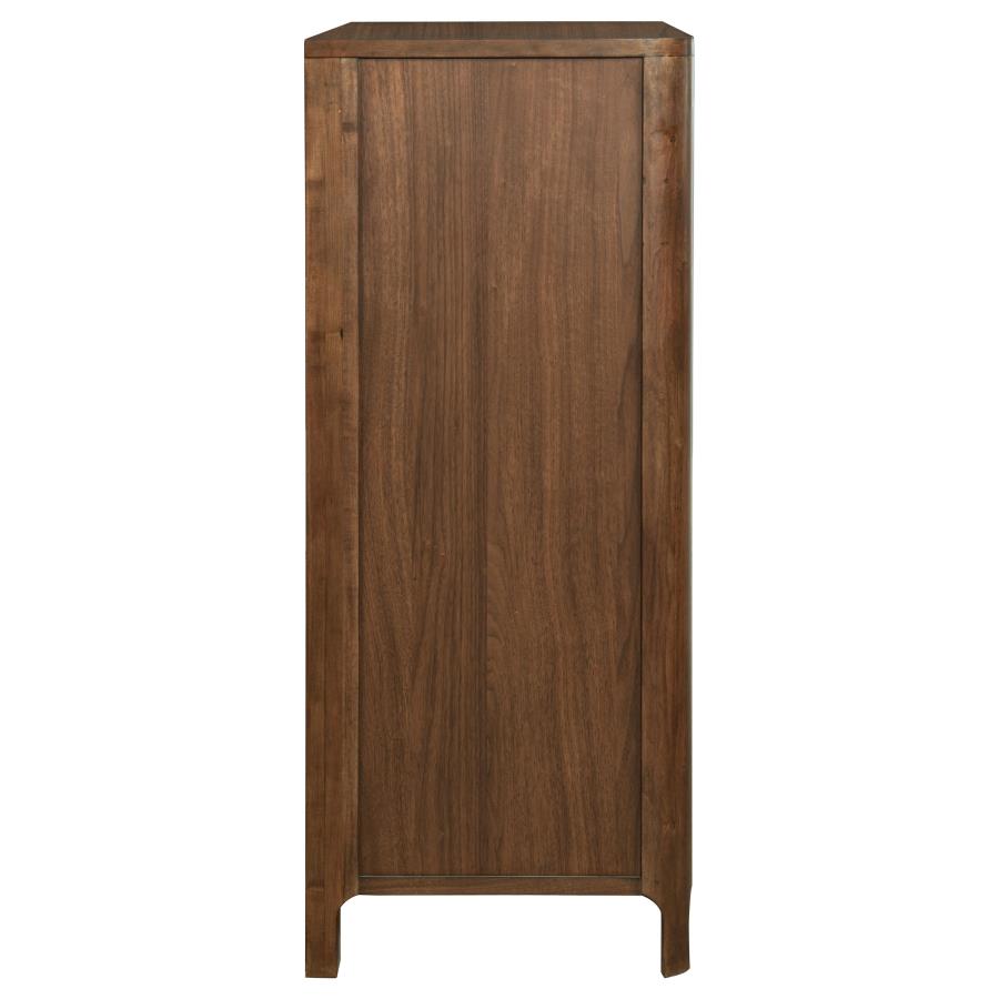 (image for) Maderia 5-drawer Chest of Drawers Walnut