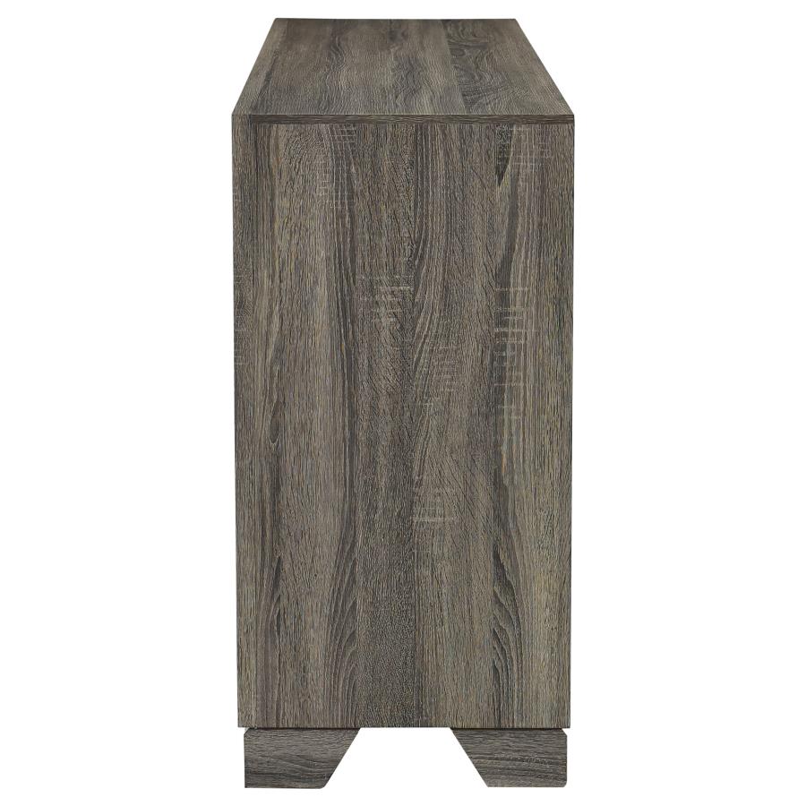 (image for) Wright 6-drawer Dresser Cabinet Brown Oak