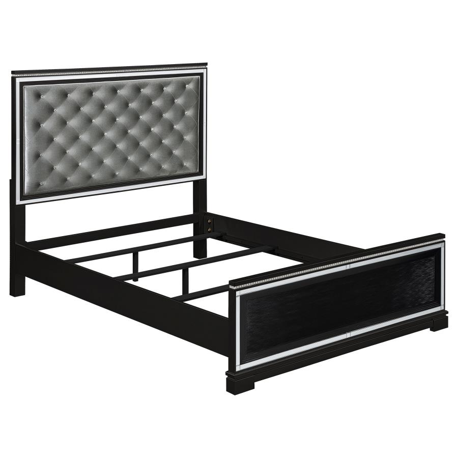 (image for) Cappola 4-piece Eastern King Bedroom Set Black