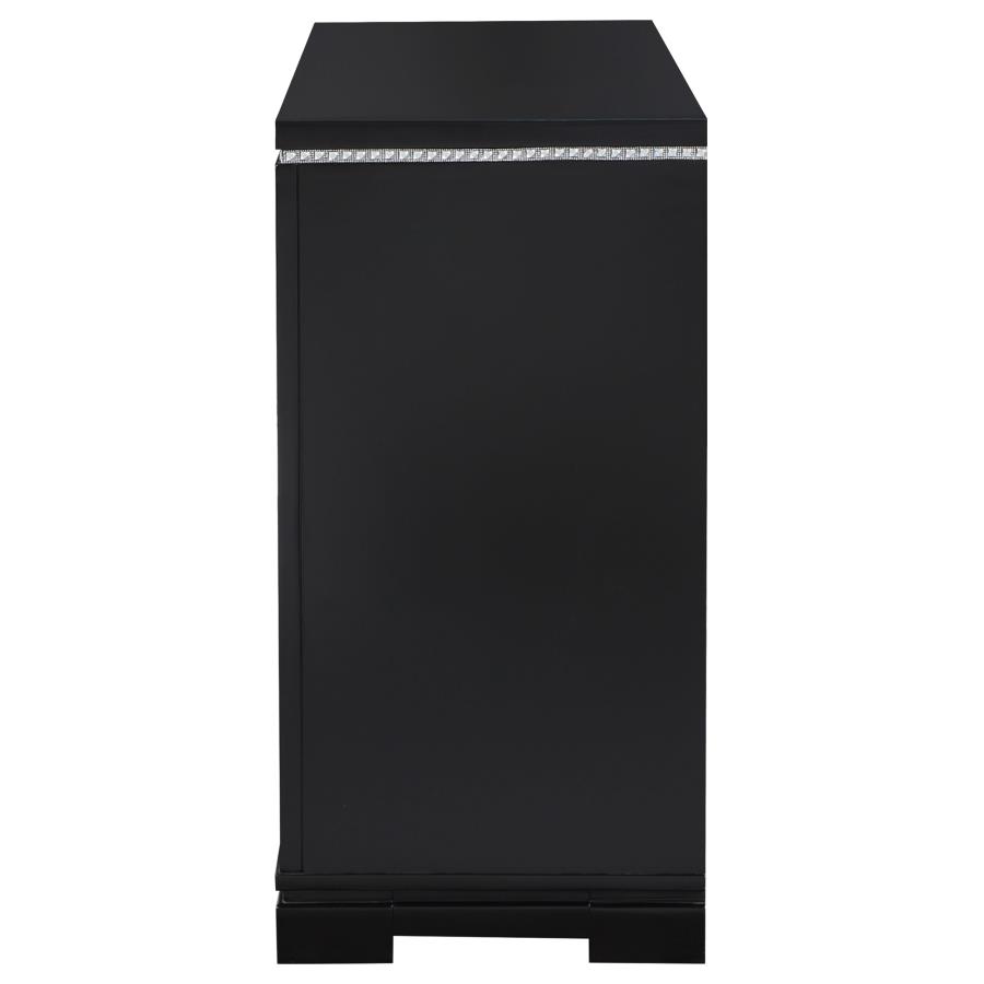 (image for) Cappola 6-drawer Dresser Black