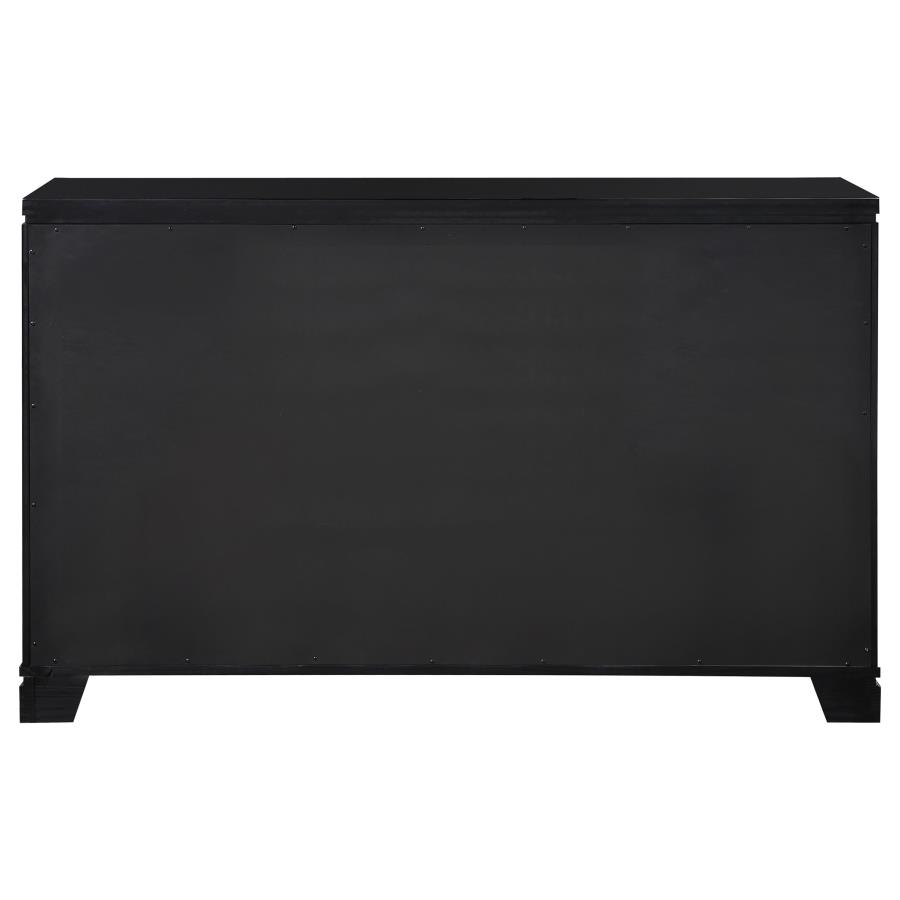 (image for) Cappola 6-drawer Dresser Black